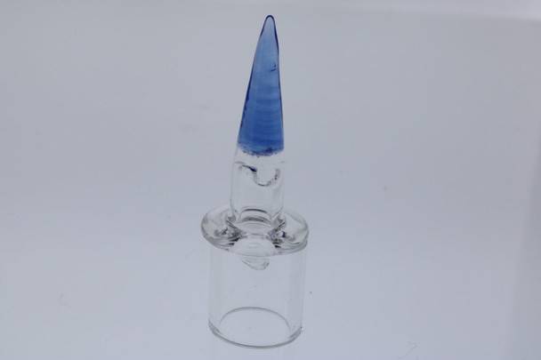  Monkey Boy Art - Light Blue Bullet Tip Airflow Carb Cap (American Glass) 